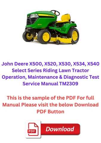 john deere x500 parts diagram