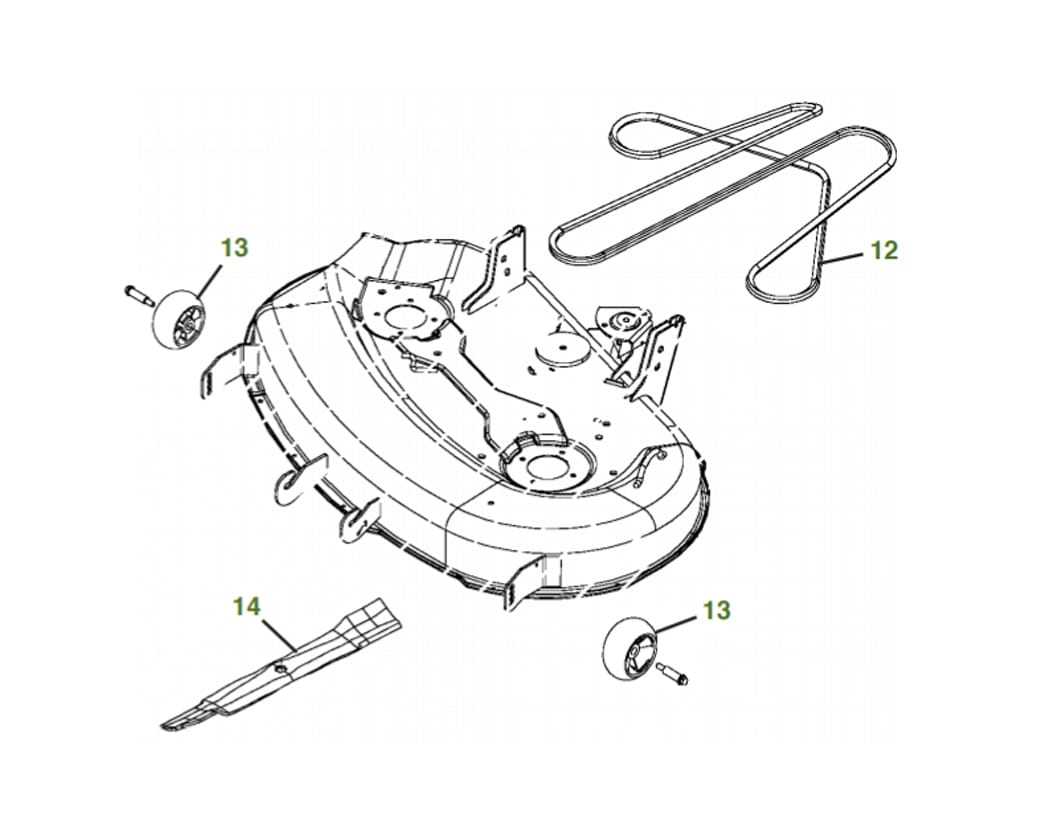 john deere x540 parts diagram