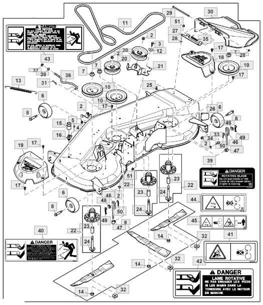 john deere x590 parts diagram