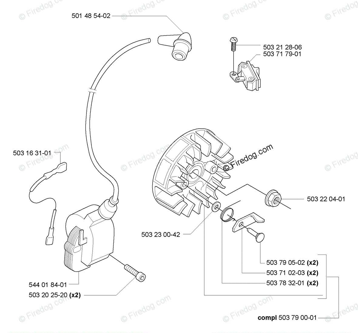 husqvarna 55 rancher parts diagram