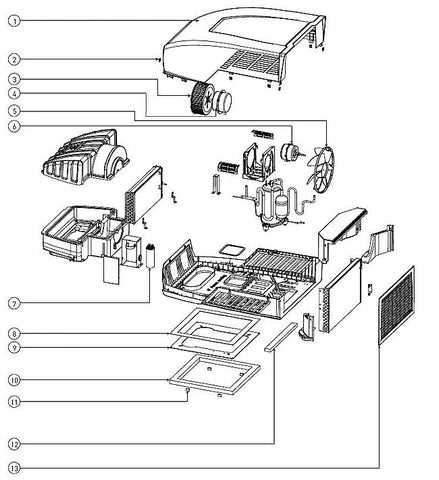 rv ac parts diagram