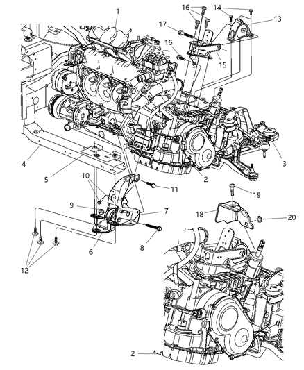 chrysler town and country parts diagram