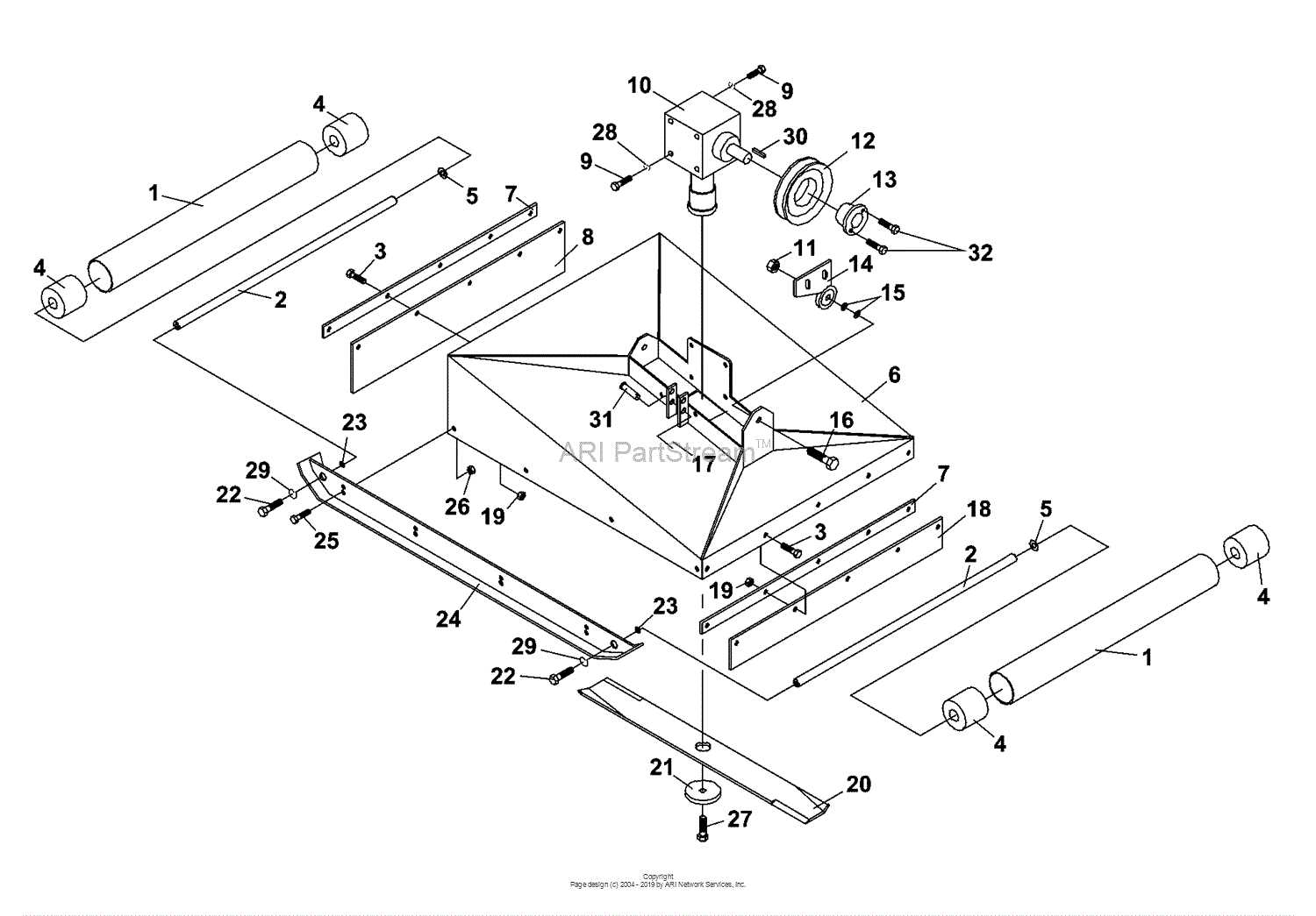 bunton mower parts diagram