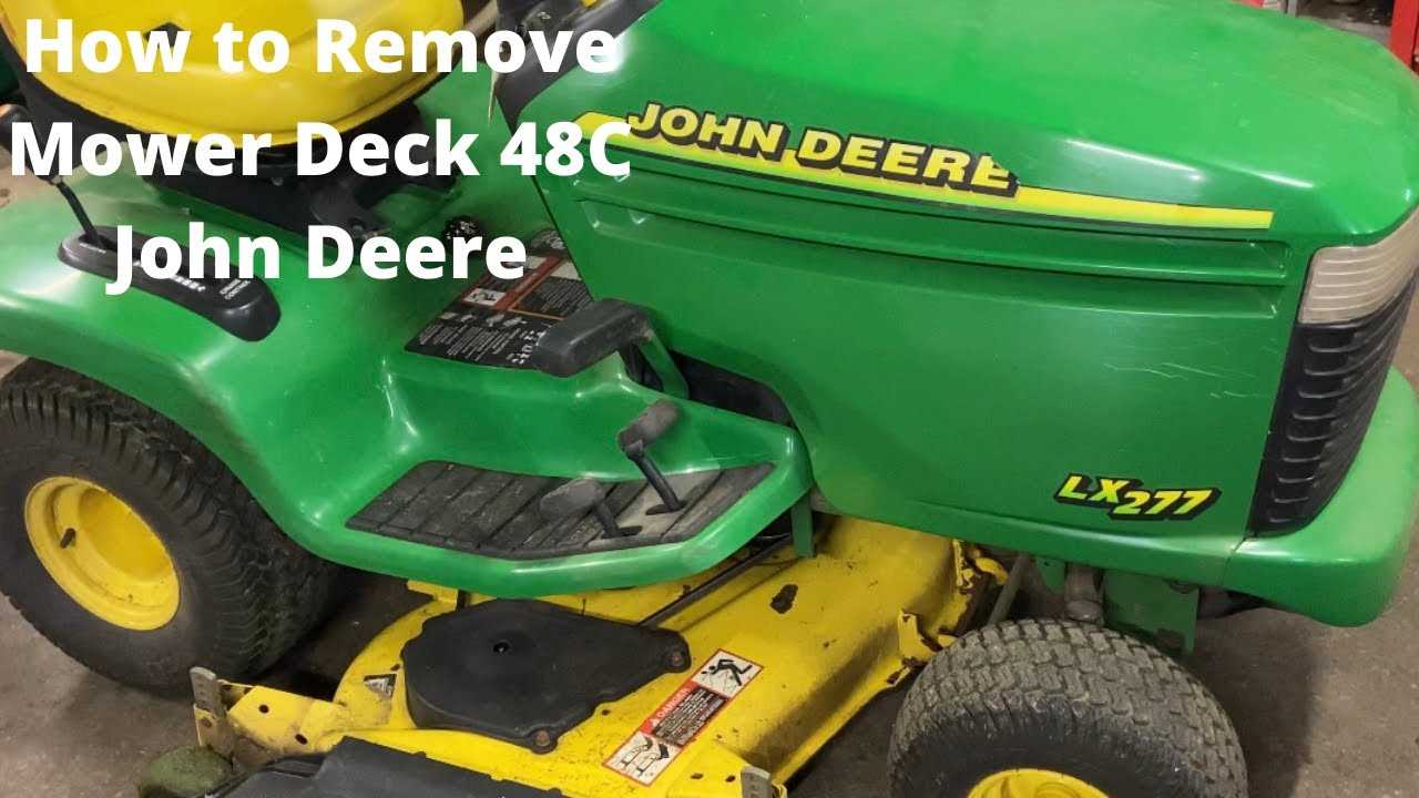 john deere lx279 48c mower deck parts diagram