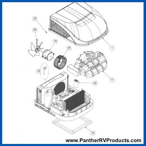 rv ac parts diagram