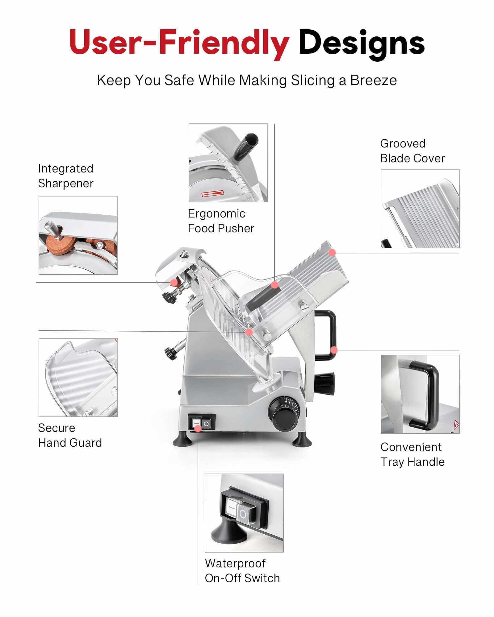 meat slicer parts diagram