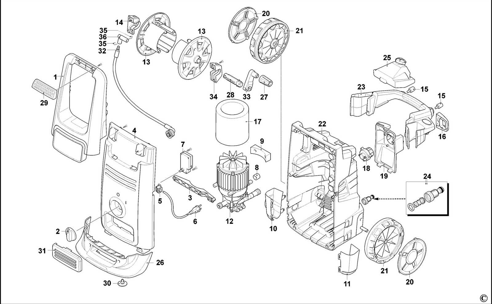 karcher pressure washer parts diagram