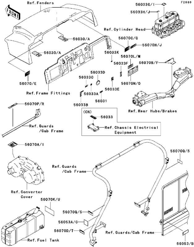 kawasaki mule 3010 parts diagram