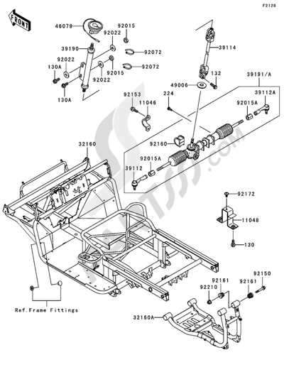 kawasaki mule 3010 parts diagram