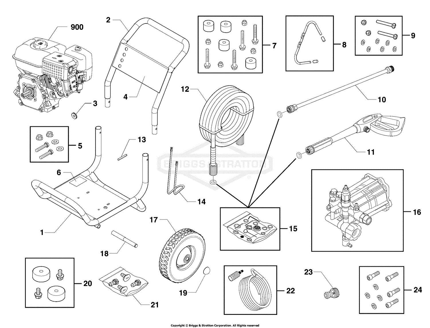 simpson 3200 psi pressure washer parts diagram