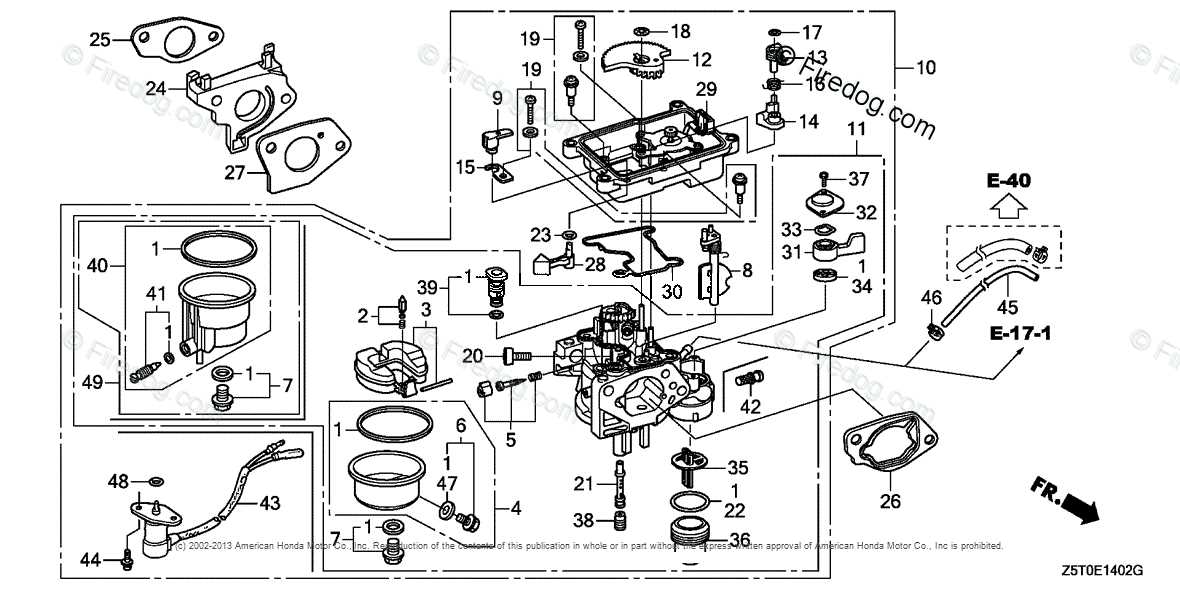 keihin carburetor parts diagram