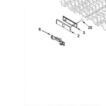 kenmore 665 dishwasher parts diagram