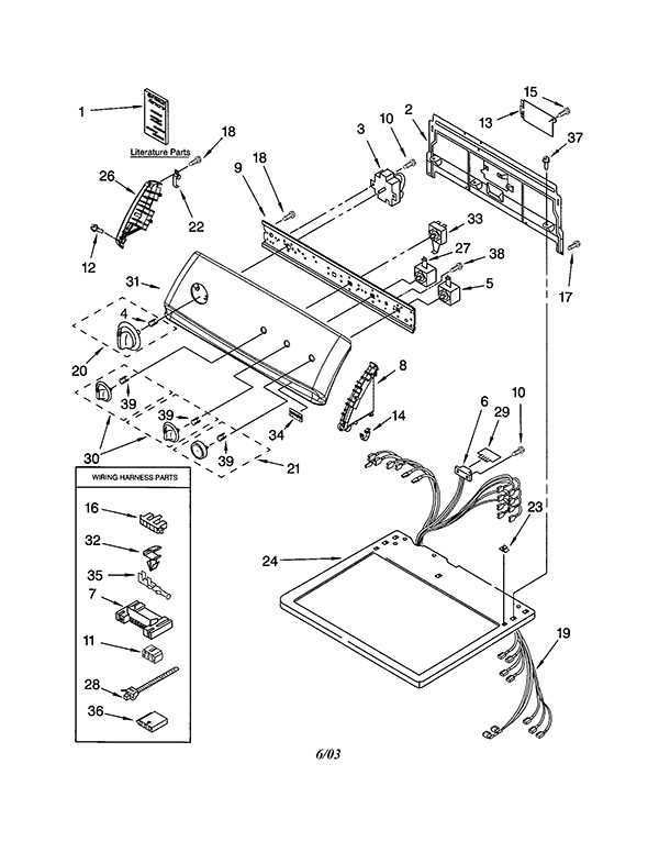 kenmore dryer 110 parts diagram