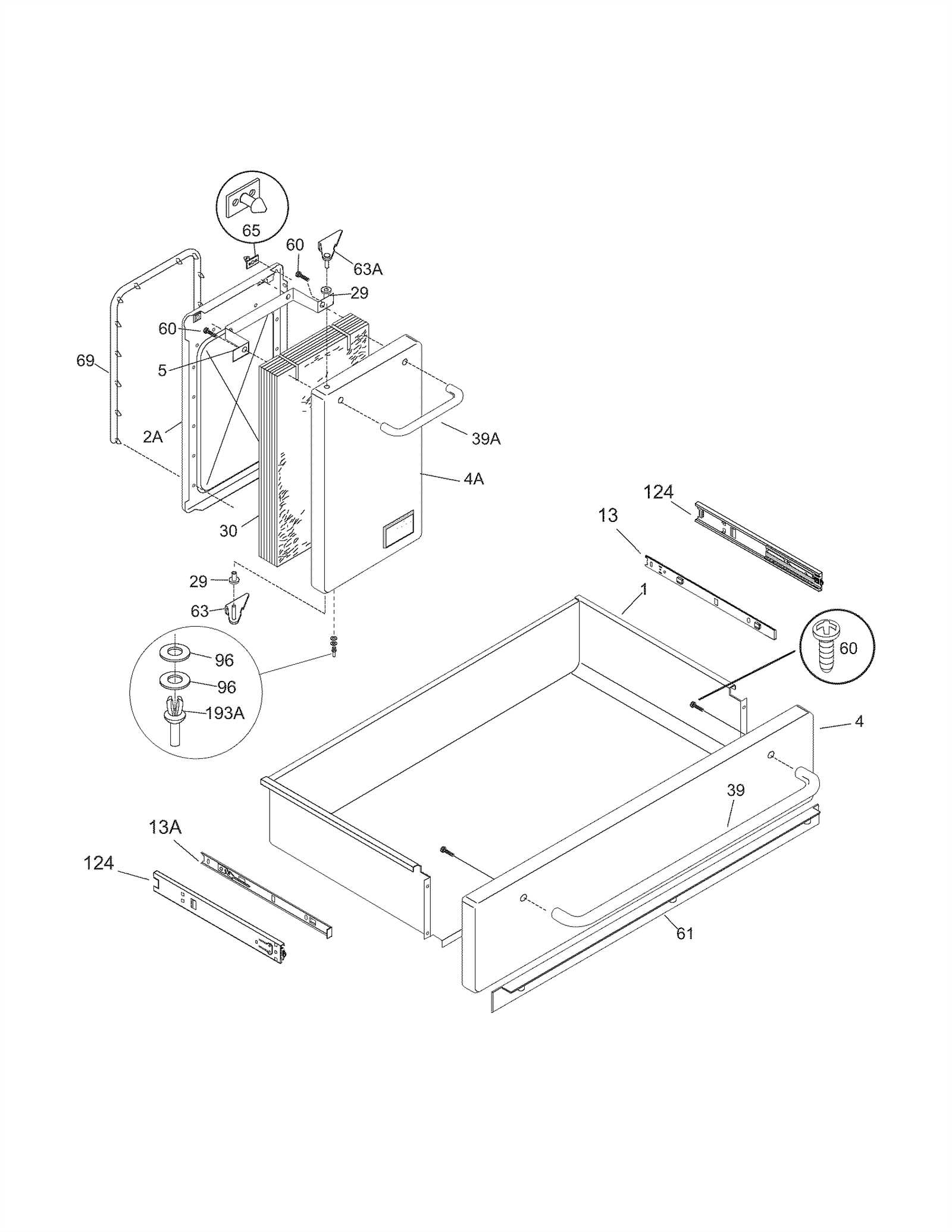 kenmore elite parts diagram