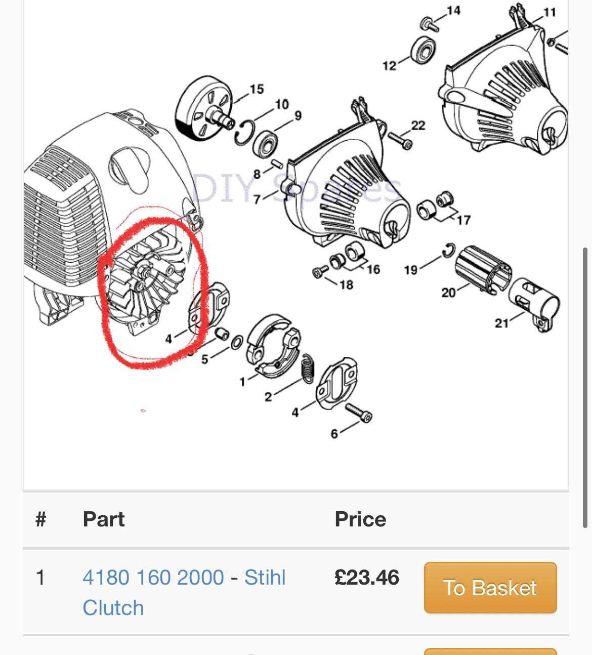 stihl ms460 parts diagram