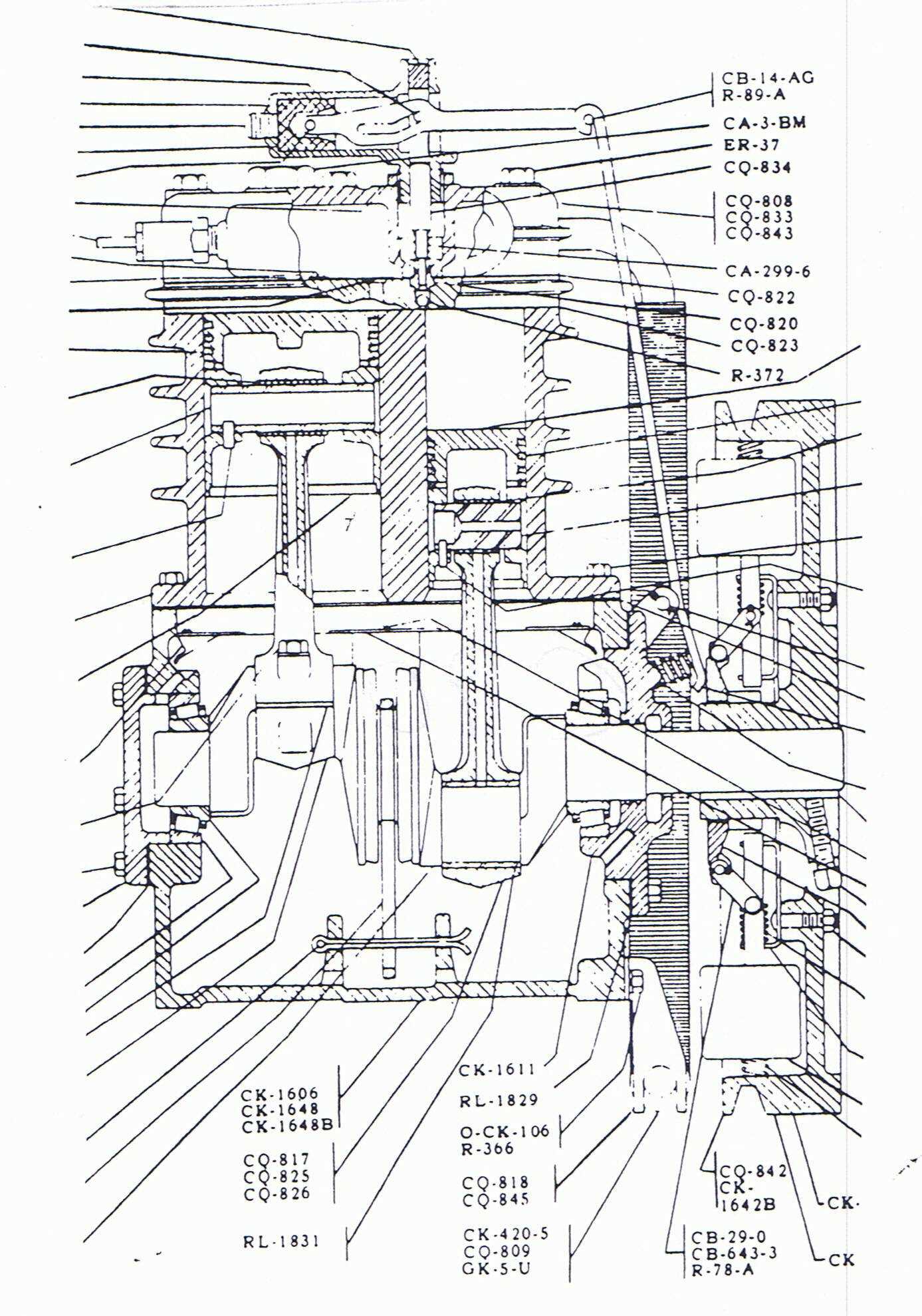 curtis air compressor parts diagram