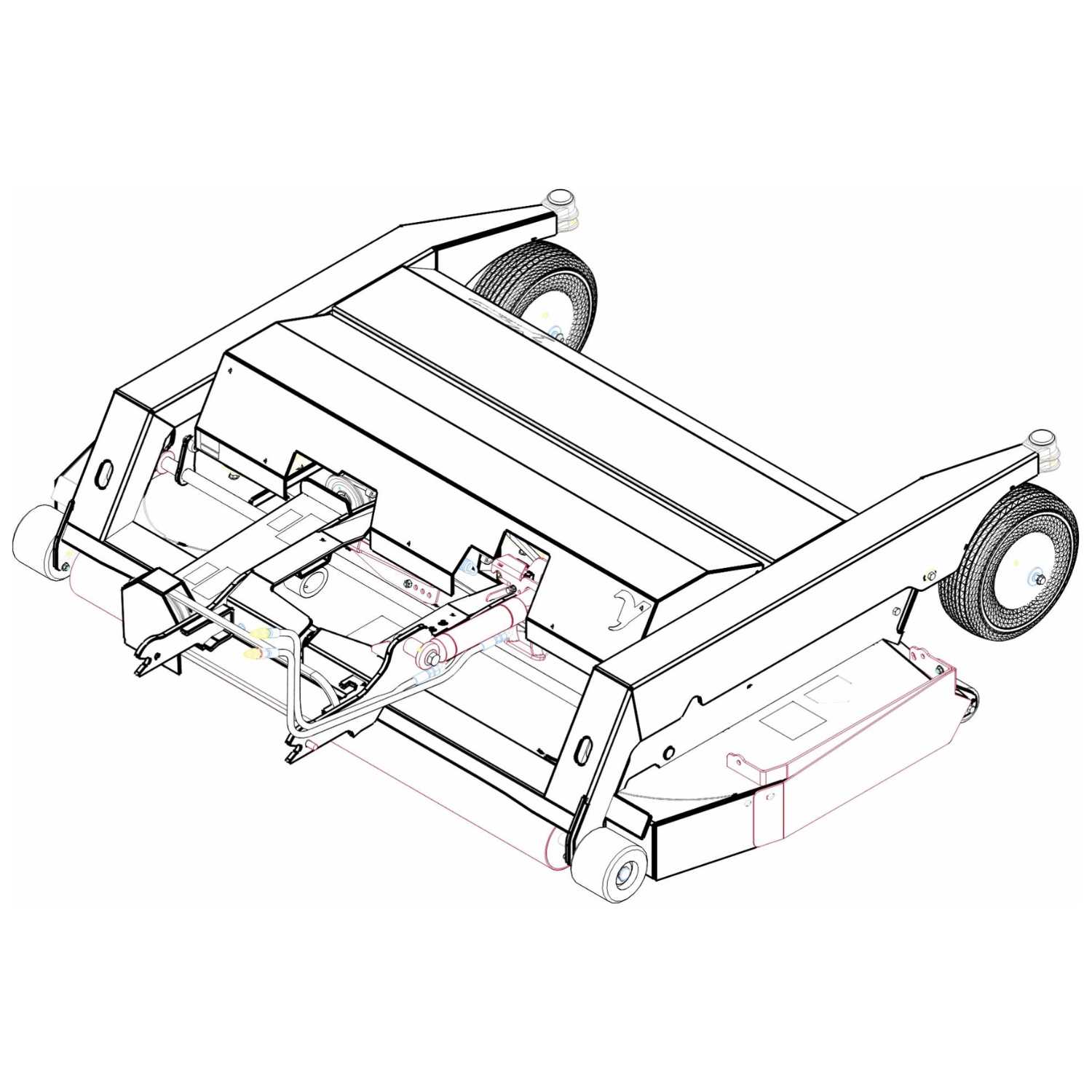 king kutter finish mower parts diagram