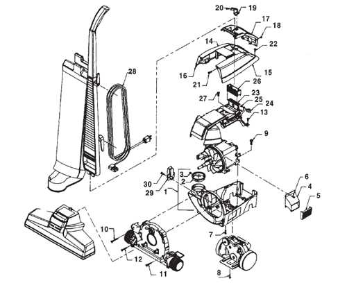 kirby vacuum parts diagram