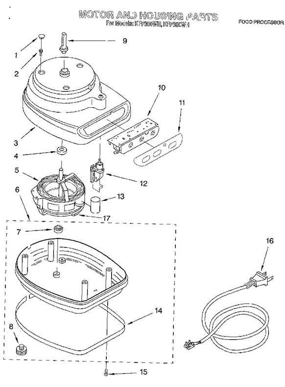 kitchen aid parts diagram