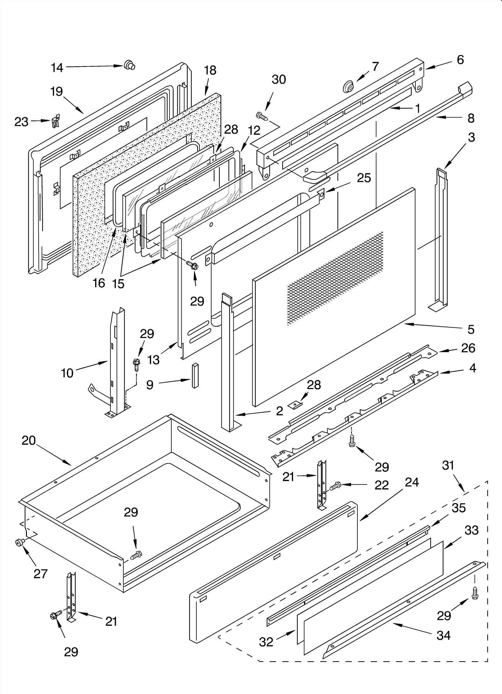 kitchen aid refrigerator parts diagram