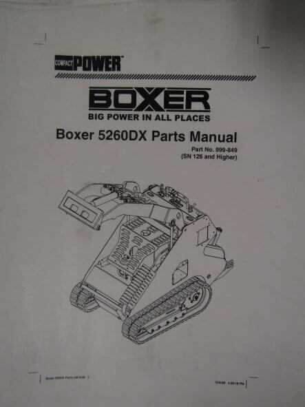 skid steer parts diagram