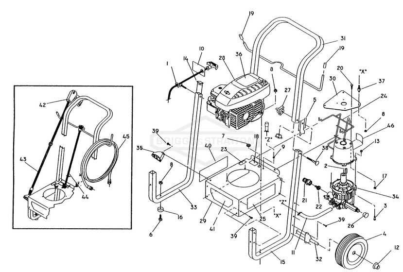 homelite pressure washer parts diagram