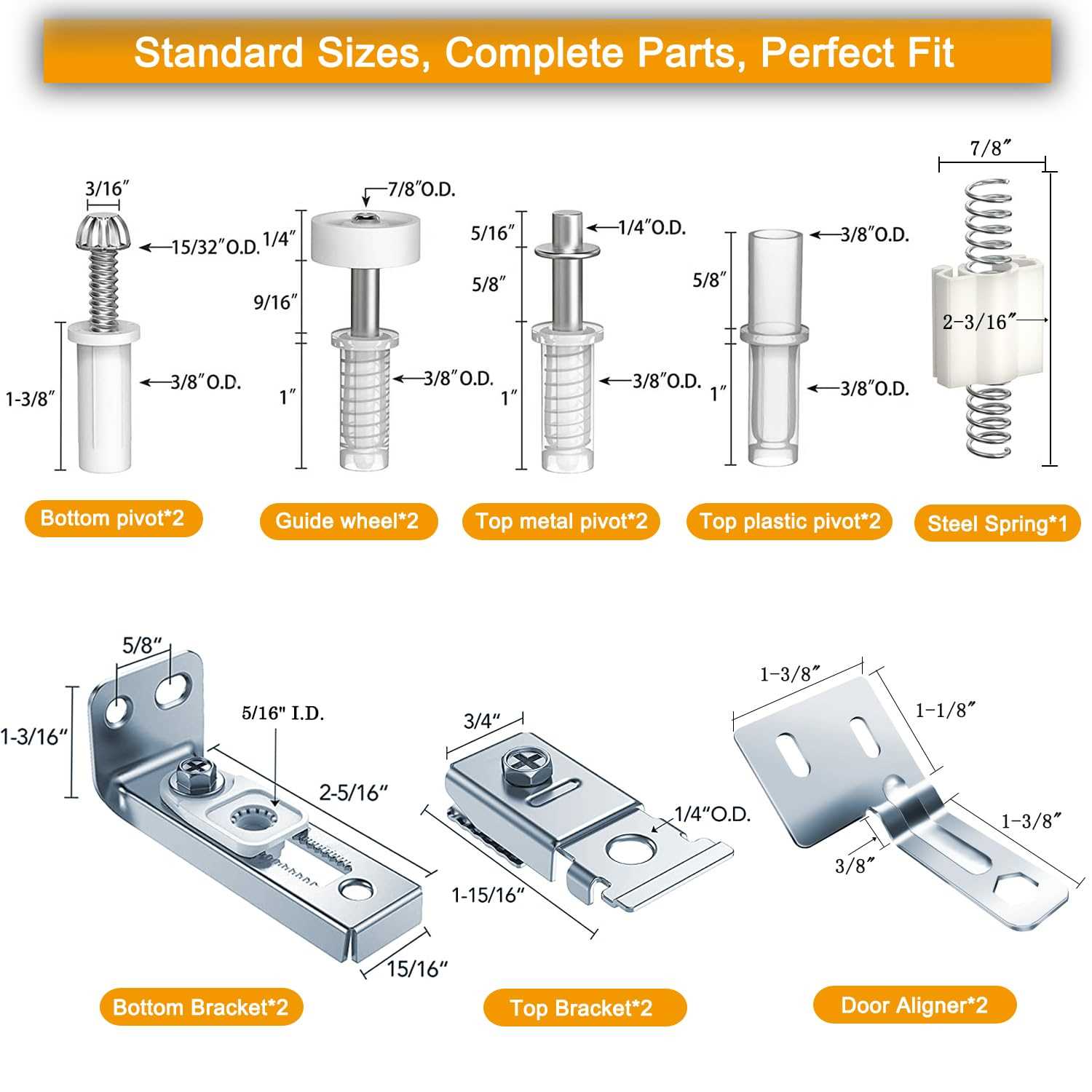 bifold door parts diagram