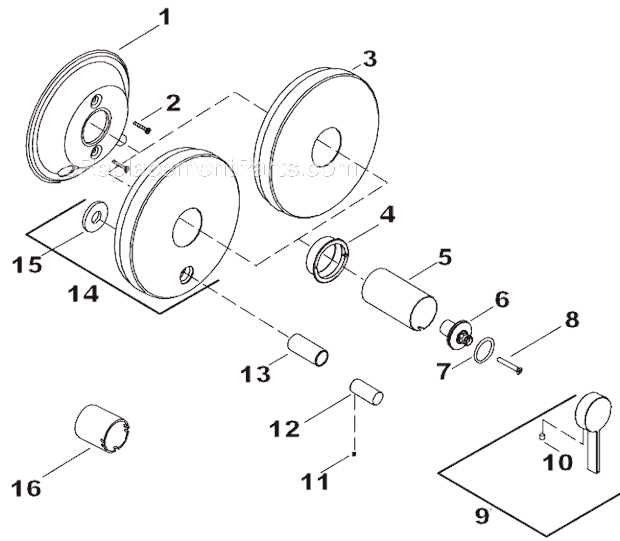 kohler shower parts diagram