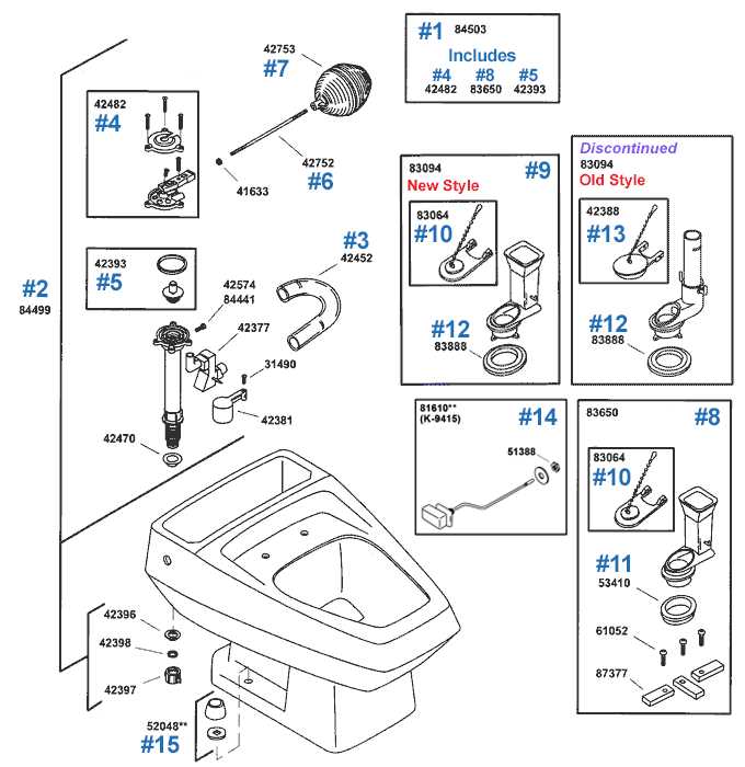 kohler toilet seat parts diagram