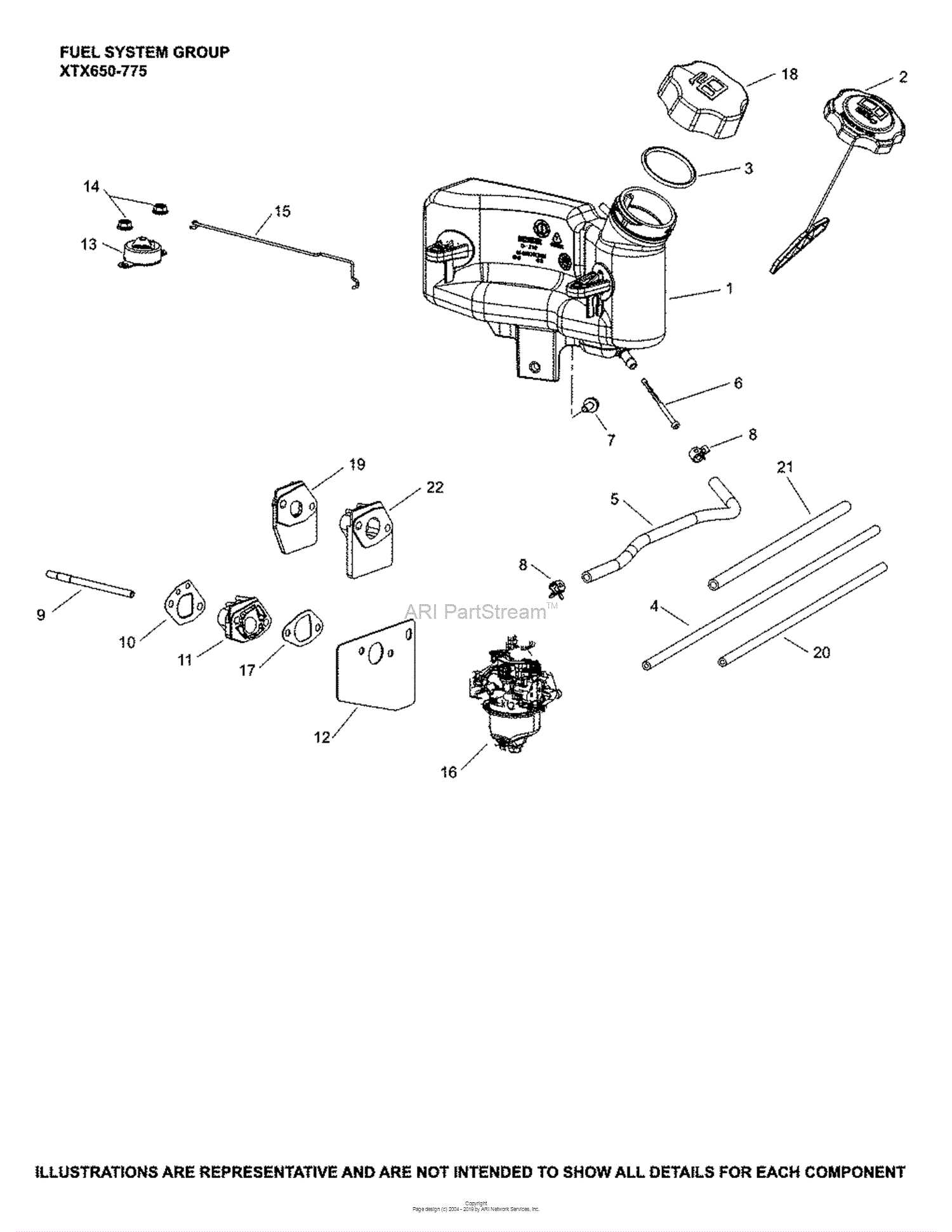 kohler xt675 parts diagram