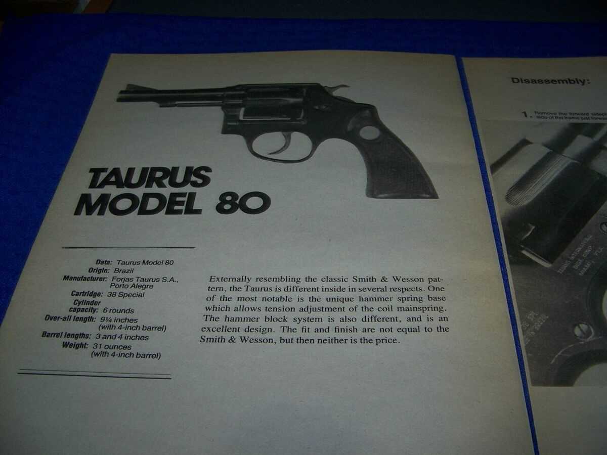 taurus 38 special parts diagram