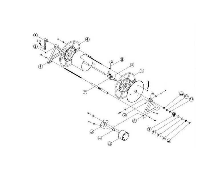 hose reel parts diagram