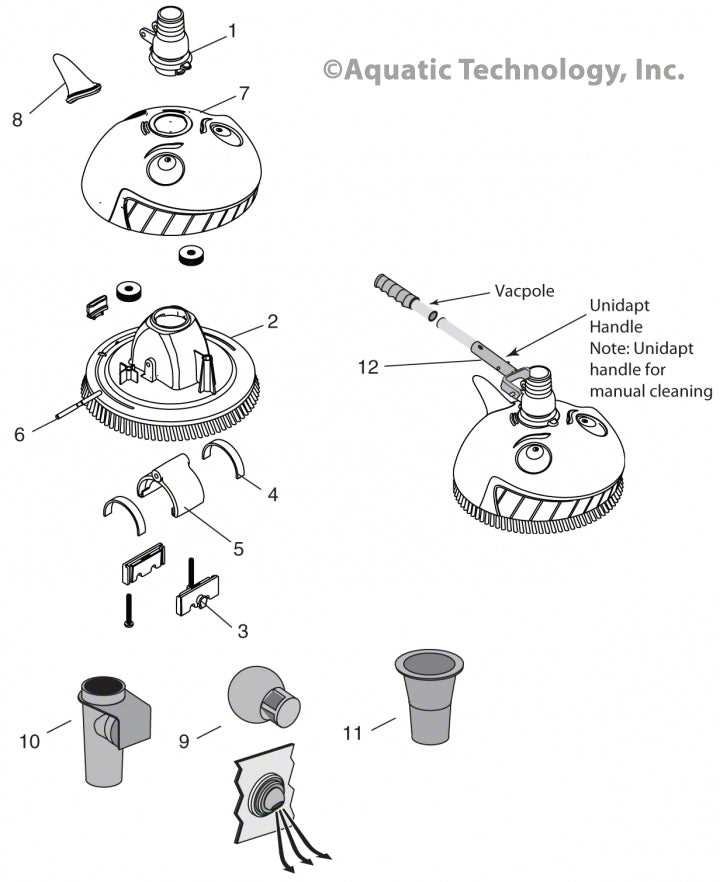 kreepy krauly parts diagram