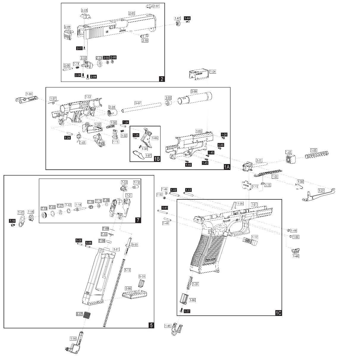 umarex parts diagrams