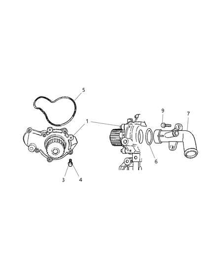 chrysler town and country parts diagram