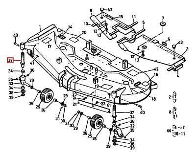 kubota 60 inch mower deck parts diagram