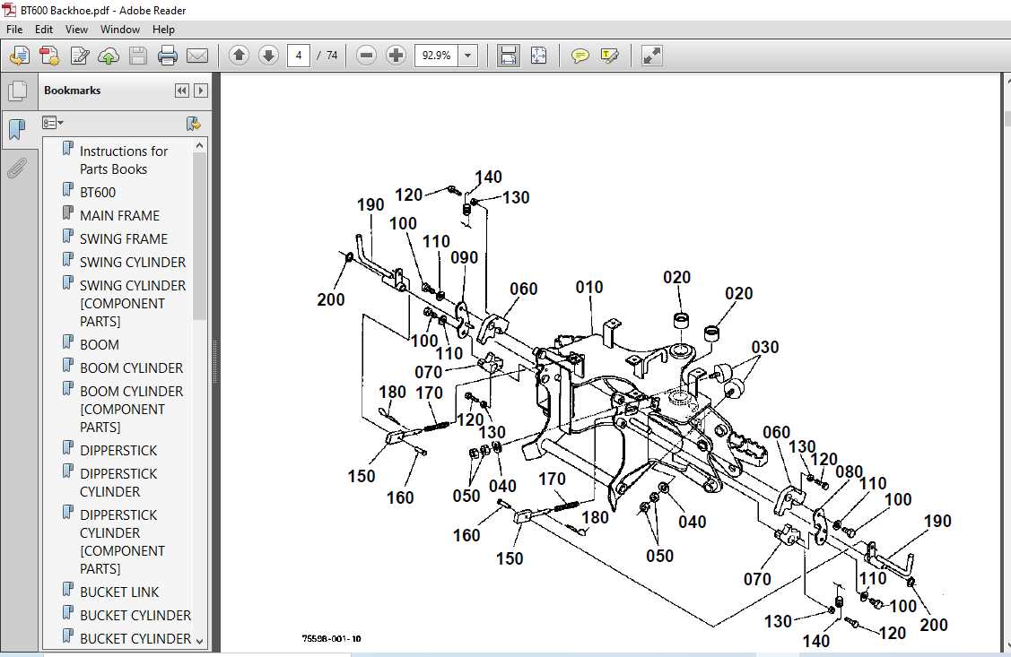 kubota bx2370 parts diagram