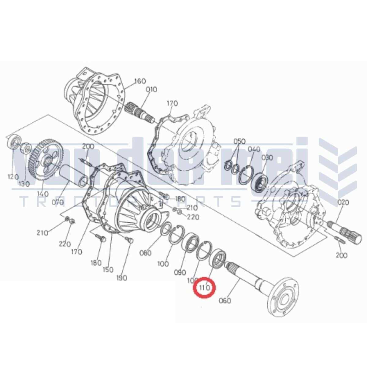 kubota l2501 parts diagram