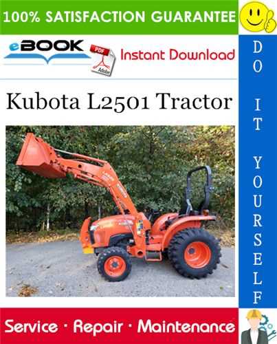 kubota l2501 parts diagram