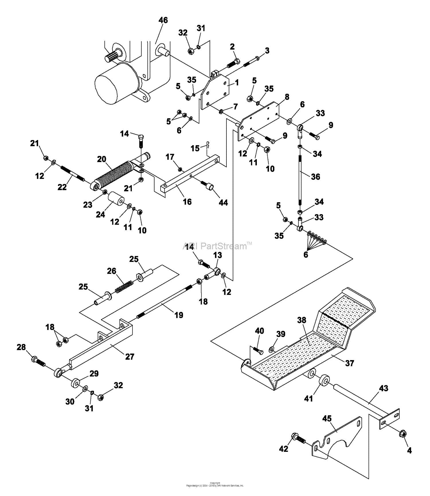 kubota l2800 parts diagram