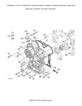 kubota rtv 500 parts diagram