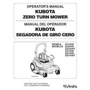 kubota z125s parts diagram