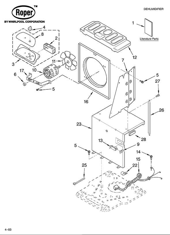 roper dryer parts diagram