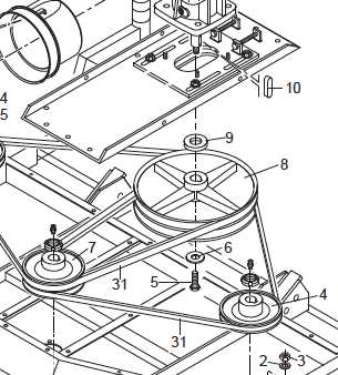 land pride finish mower parts diagram