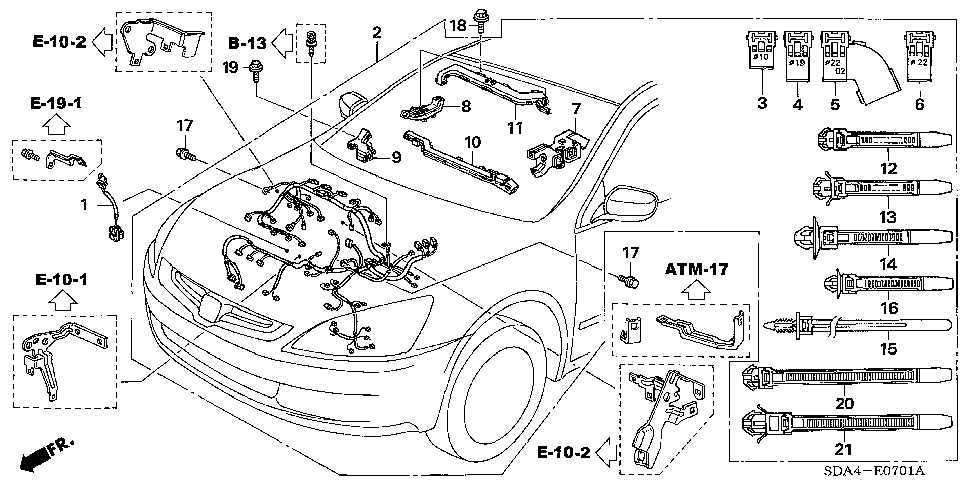 honda accord engine parts diagram