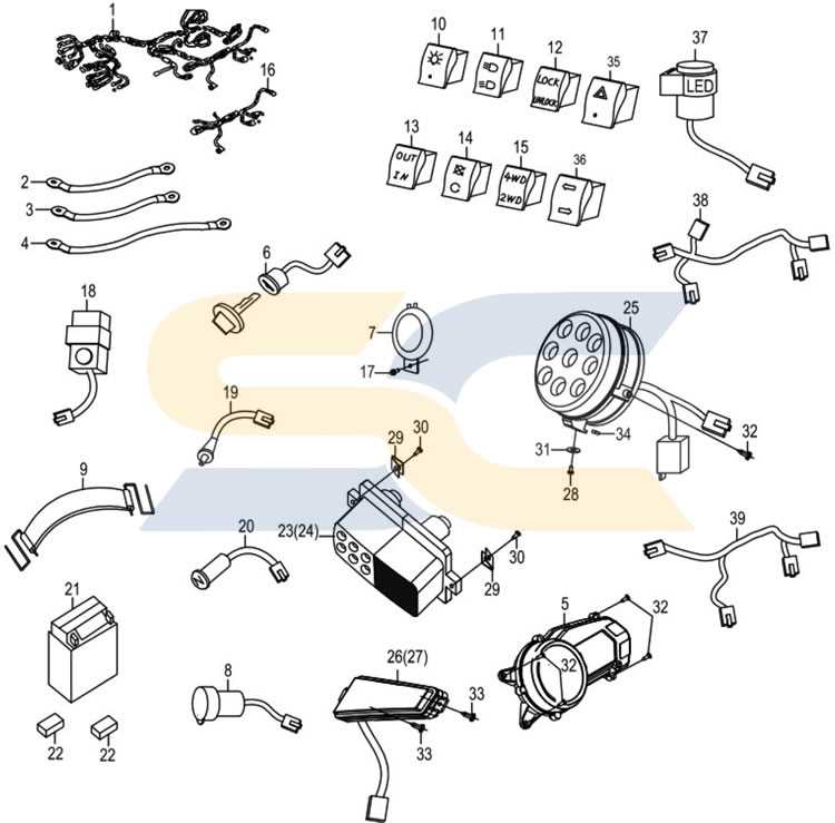 massimo parts diagram