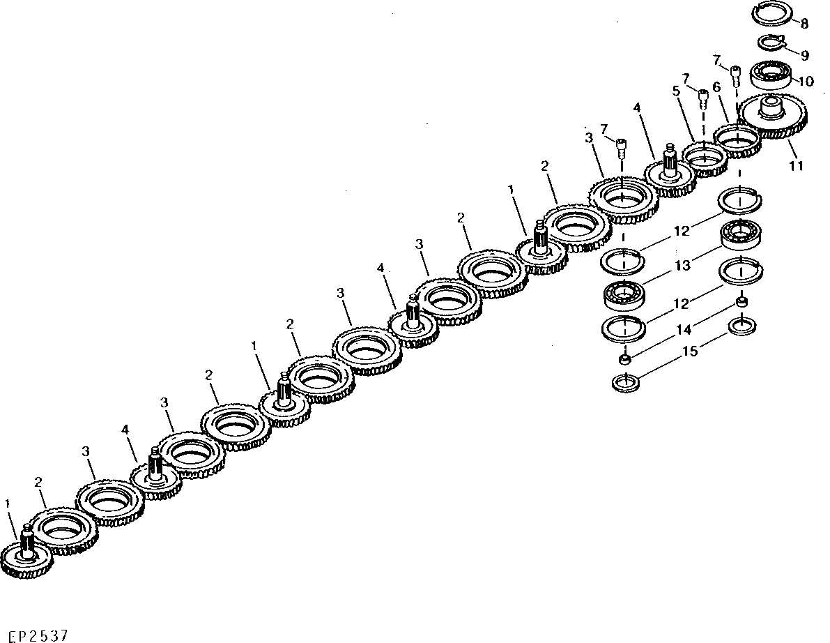 john deere 260 parts diagram