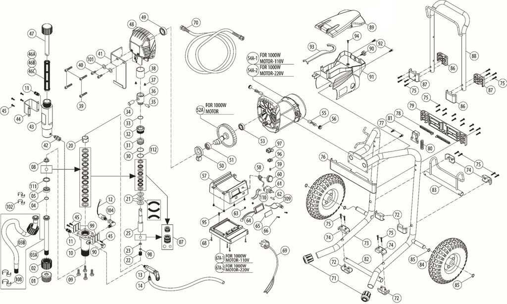 county line sprayer parts diagram