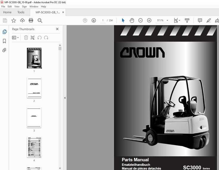 crown forklift parts diagram