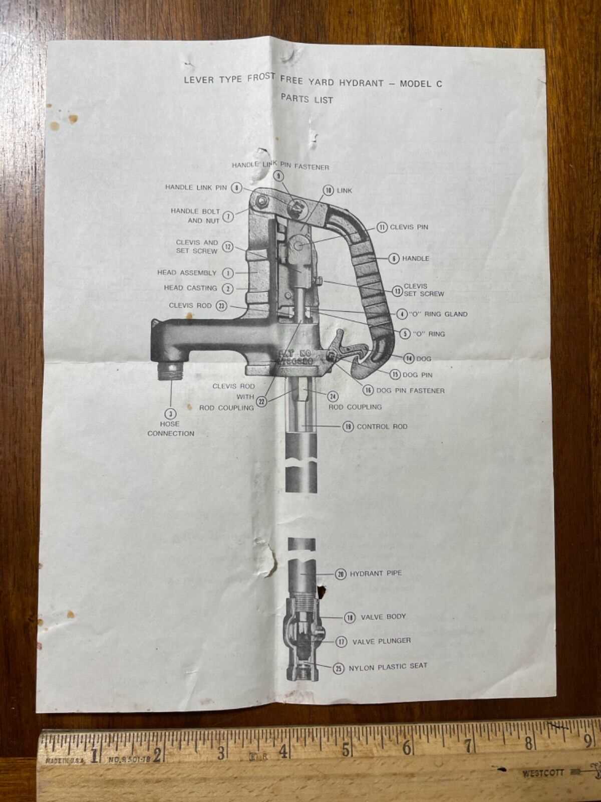 hydrant parts diagram